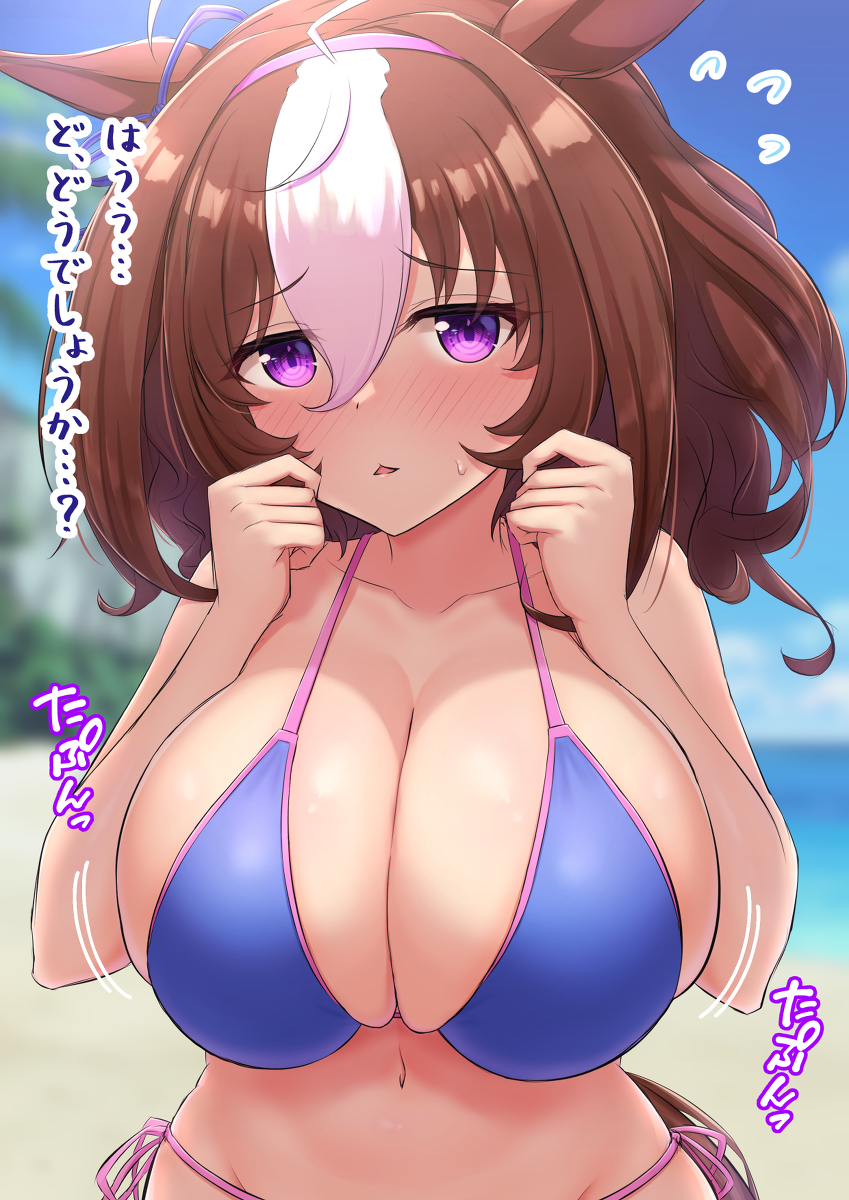 This is a pixiv picture whose title is ビキニドトウちゃん.