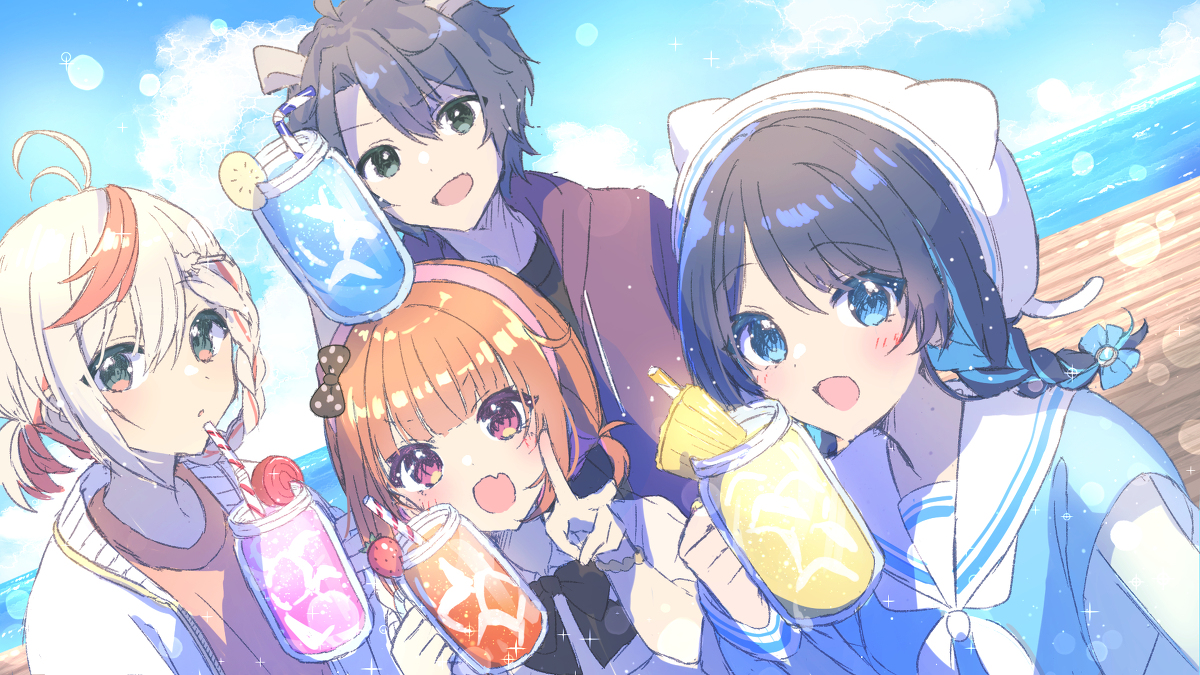 This is a pixiv picture whose title is 乾杯！.