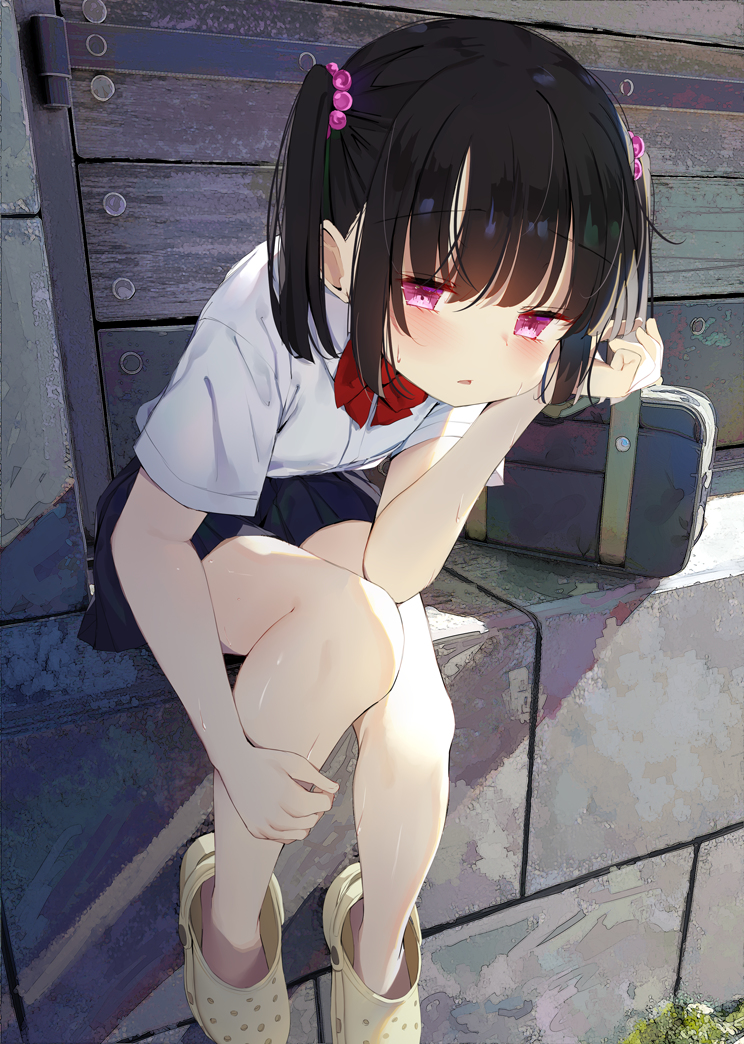This is a pixiv picture whose title is 最近暑いね。.