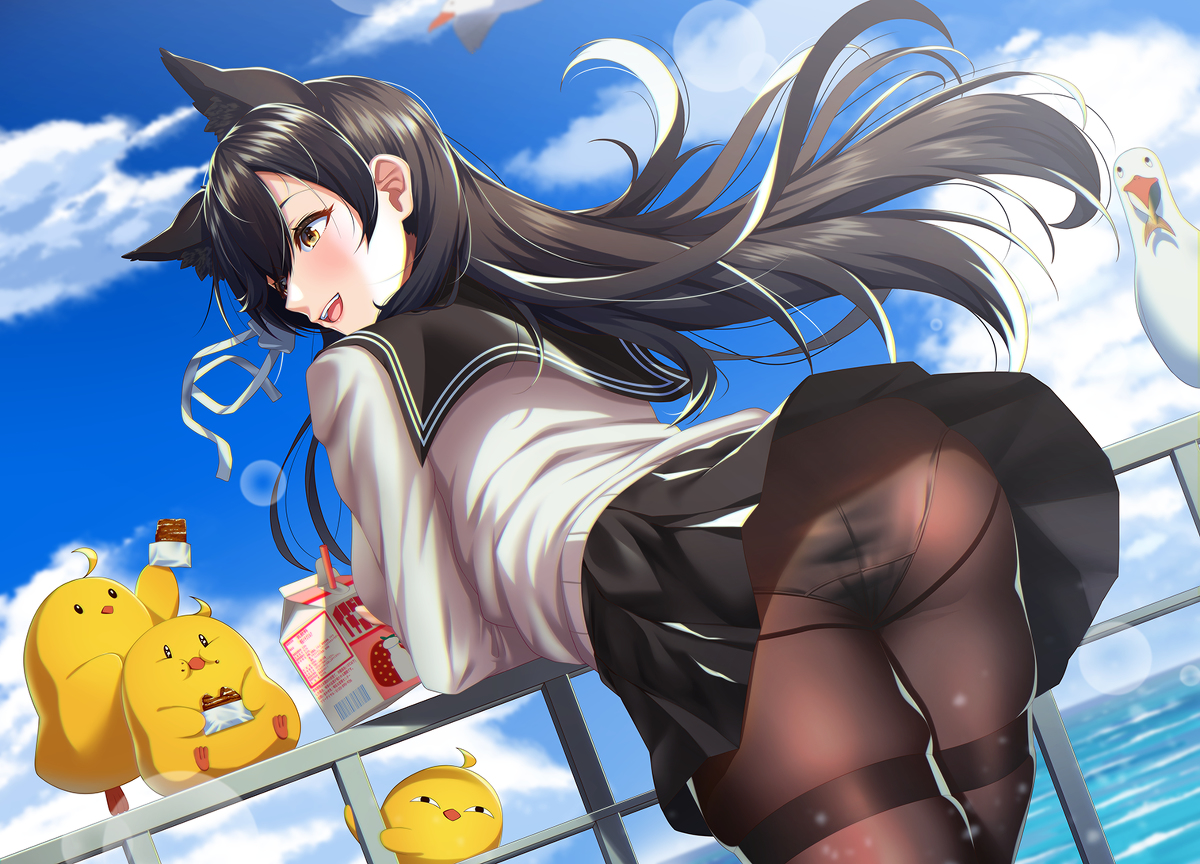This is a pixiv picture whose title is アズールレーン　愛宕.