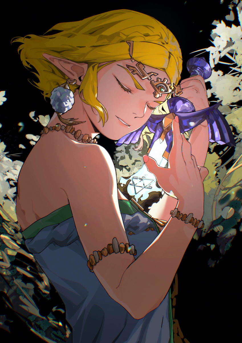 This is a pixiv picture whose title is Zelda.