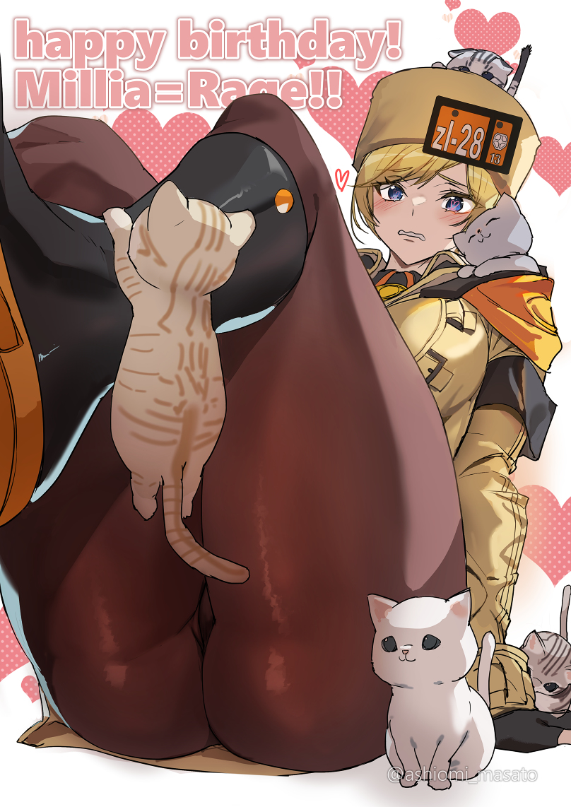 This is a pixiv picture whose title is ミリアちゃんの誕生日は4/20！.