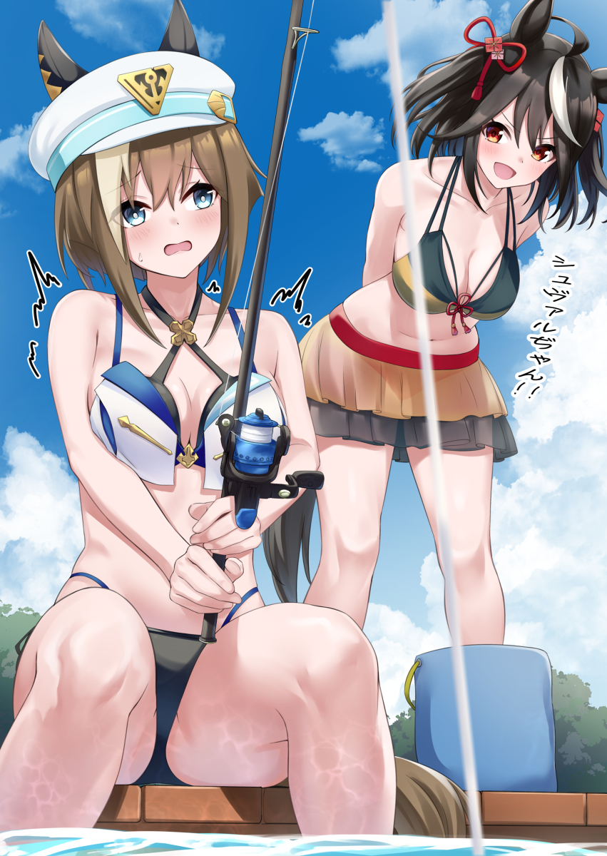 This is a pixiv picture whose title is 水着キタシュヴァ.