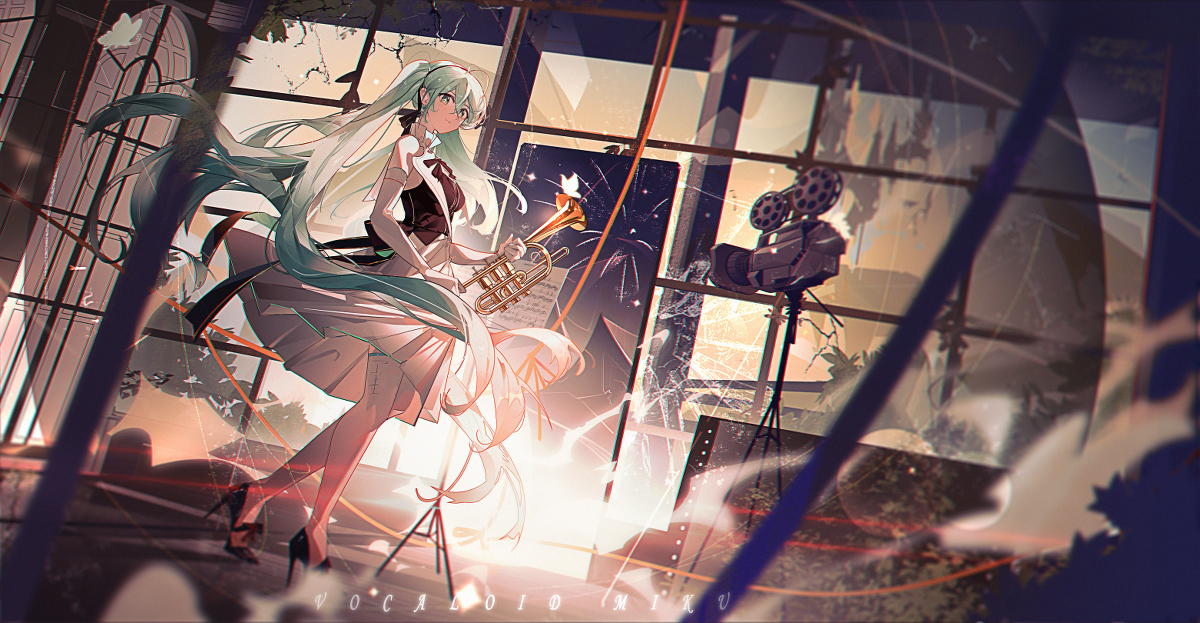 This is a pixiv picture whose title is mikumikumi~.