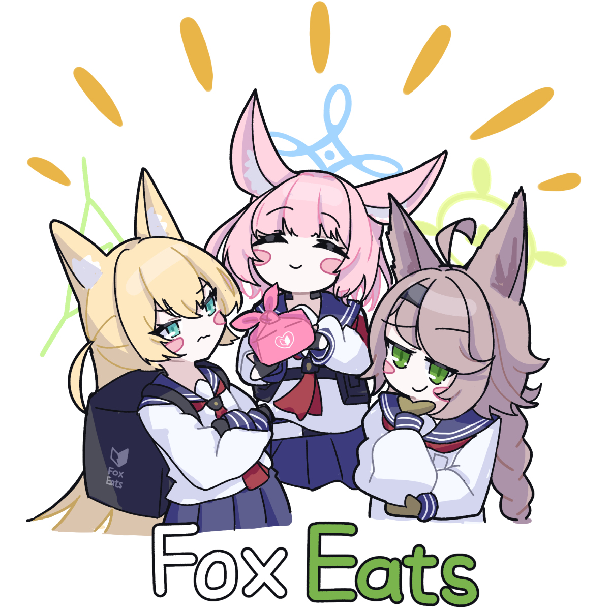 This is a pixiv picture whose title is FOX EATSで〜す♪.