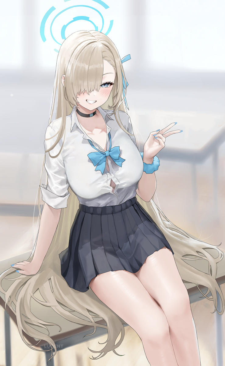 This is a pixiv picture whose title is Asuna.