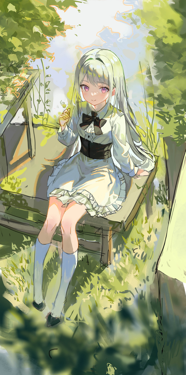 This is a pixiv picture whose title is 魔法少女.