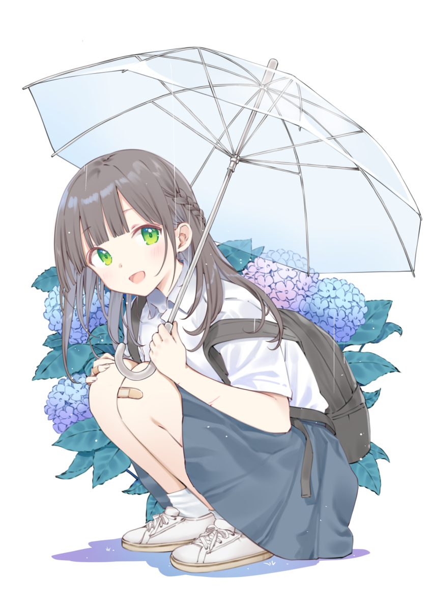This is a pixiv picture whose title is ☔️.