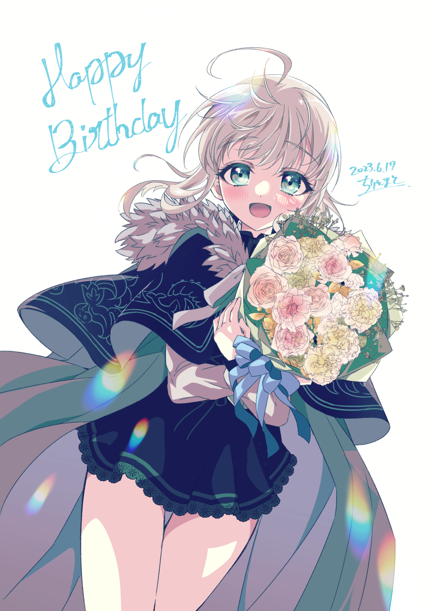 This is a pixiv picture whose title is グレイちゃん生誕祭2023.