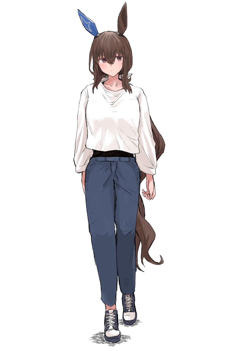 This is a pixiv picture whose title is 私服アヤベさん.