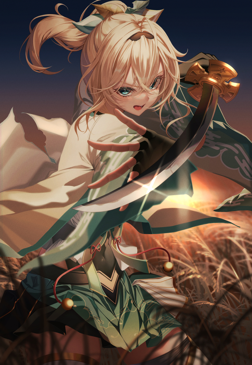 This is a pixiv picture whose title is 用心棒🍃.