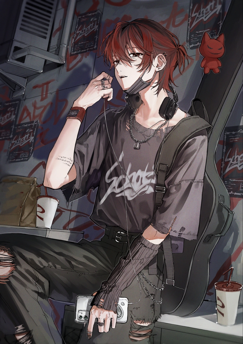 This is a pixiv picture whose title is 「あ、今日も来てくれたんだ」.