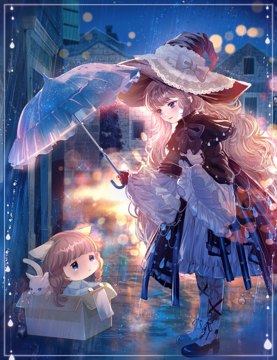 This is a pixiv picture whose title is 雨の日の小さなやさしさ.