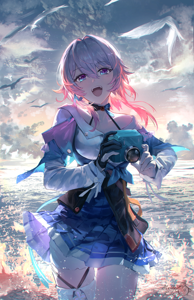 This is a pixiv picture whose title is 三月七.