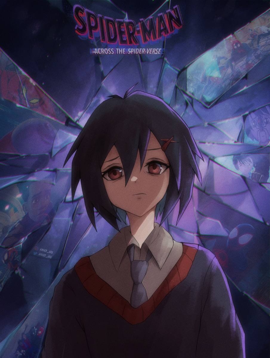 This is a pixiv picture whose title is Peni Parker.