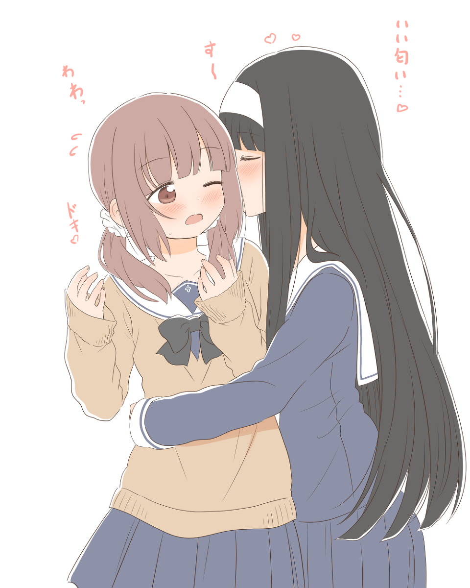 This is a pixiv picture whose title is 吸う百合.
