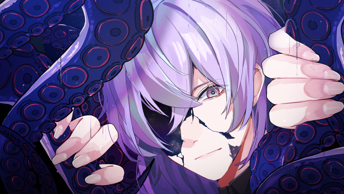 This is a pixiv picture whose title is 深淵.
