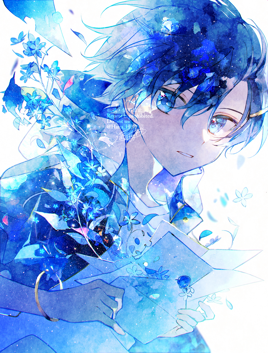 This is a pixiv picture whose title is ブルースターの魔法.