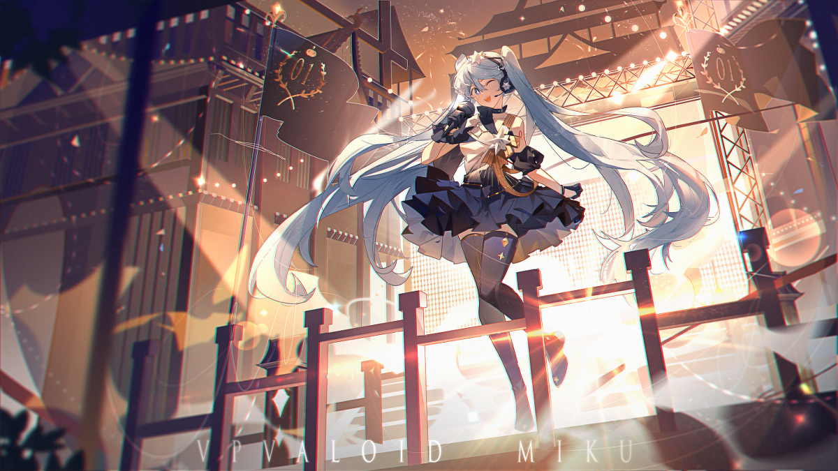 This is a pixiv picture whose title is mikumikumikumi~.