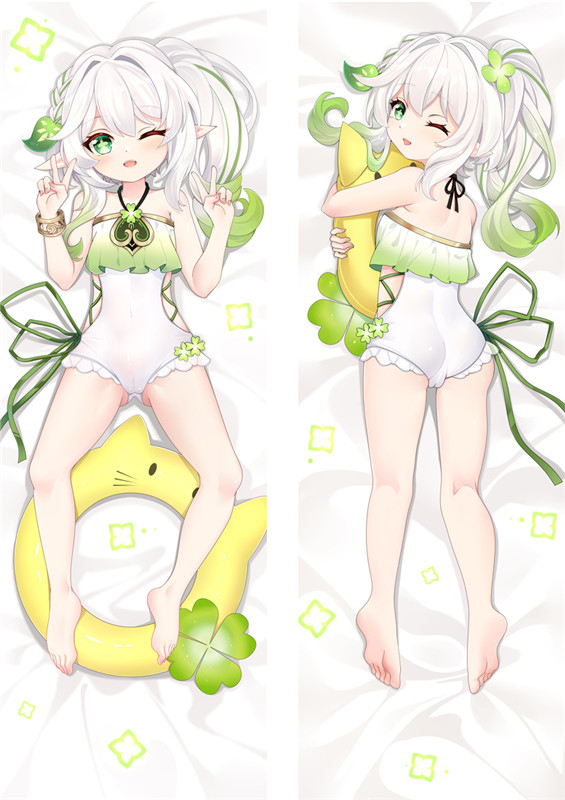 This is a pixiv picture whose title is 原神 ナヒーダ Nahida ビキニ 2WT 抱き枕カバー.