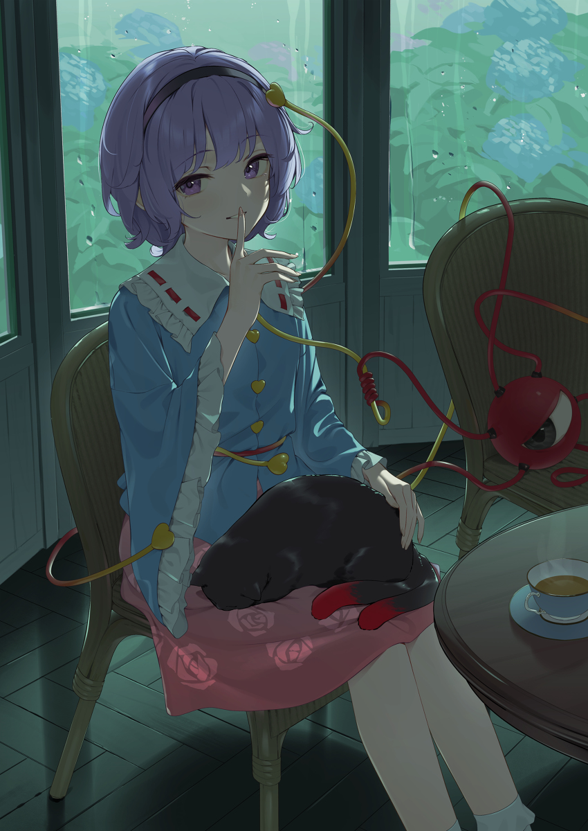 This is a pixiv picture whose title is しーっ.