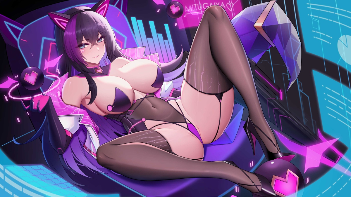This is a pixiv picture whose title is Mizu-futuristic.