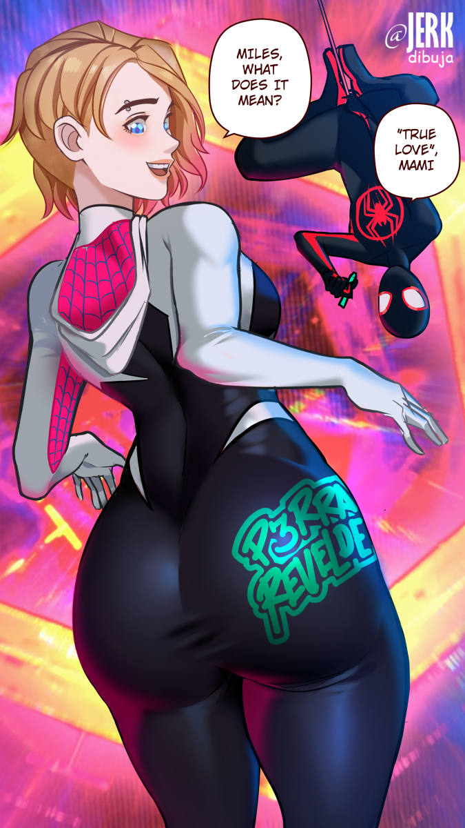 This is a pixiv picture whose title is Spider Gwen Potazo.