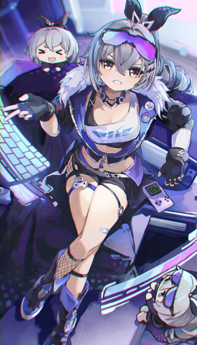 This is a pixiv picture whose title is 🦅🐺.