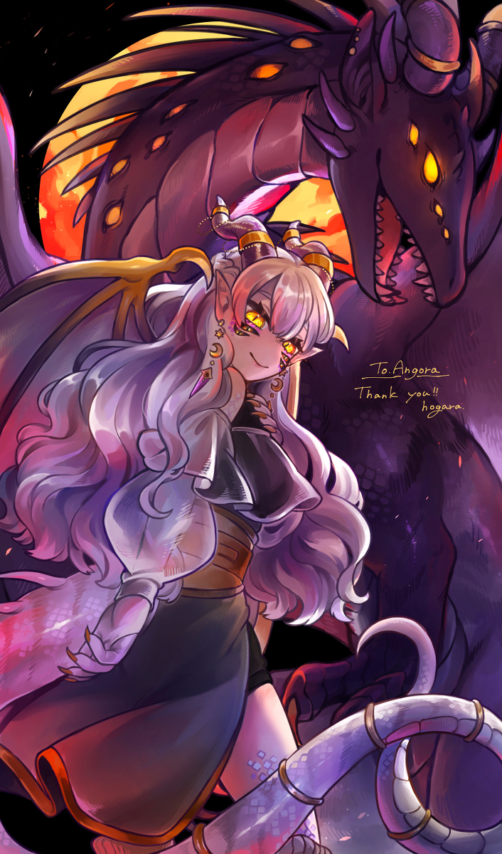 This is a pixiv picture whose title is 【Skeb】Vtuber - Angoraさん.