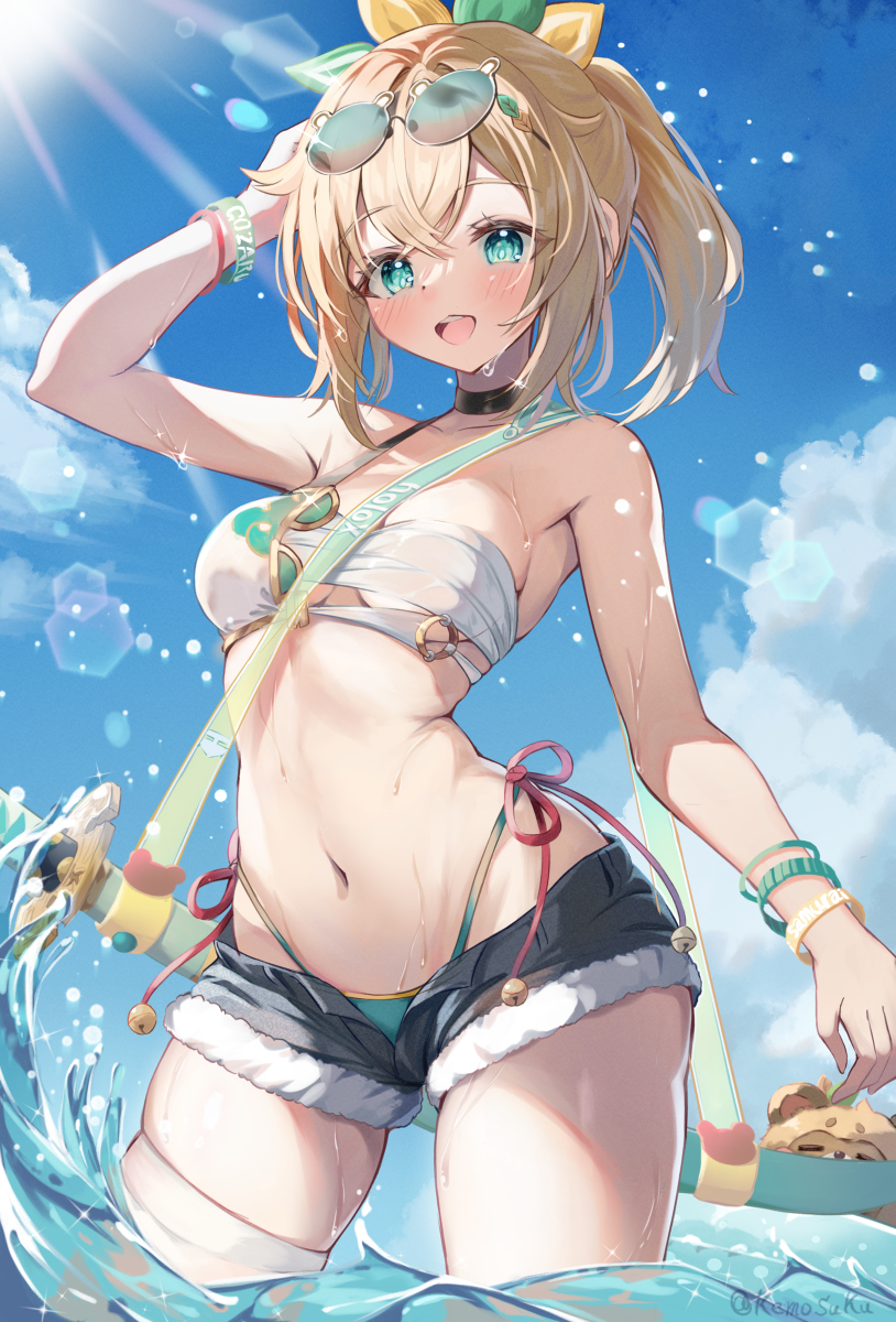 This is a pixiv picture whose title is 水着いろは殿.