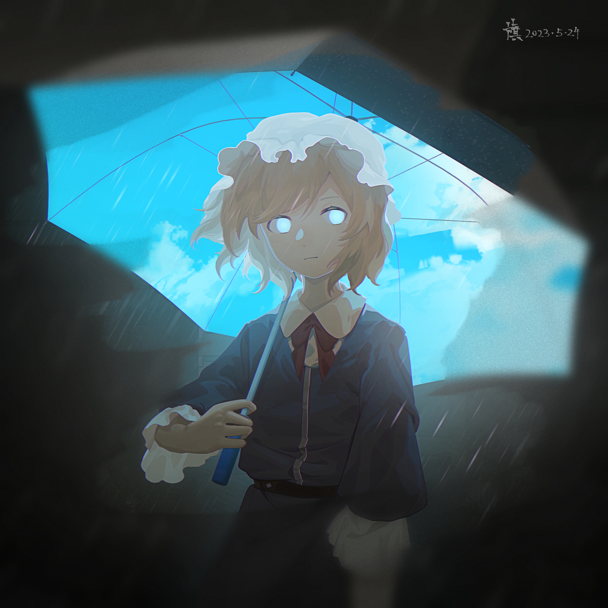 This is a pixiv picture whose title is 梅雨的记忆.