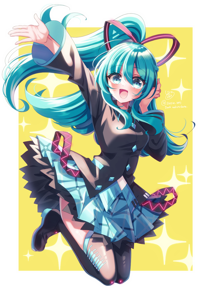 This is a pixiv picture whose title is 初音ミクif.