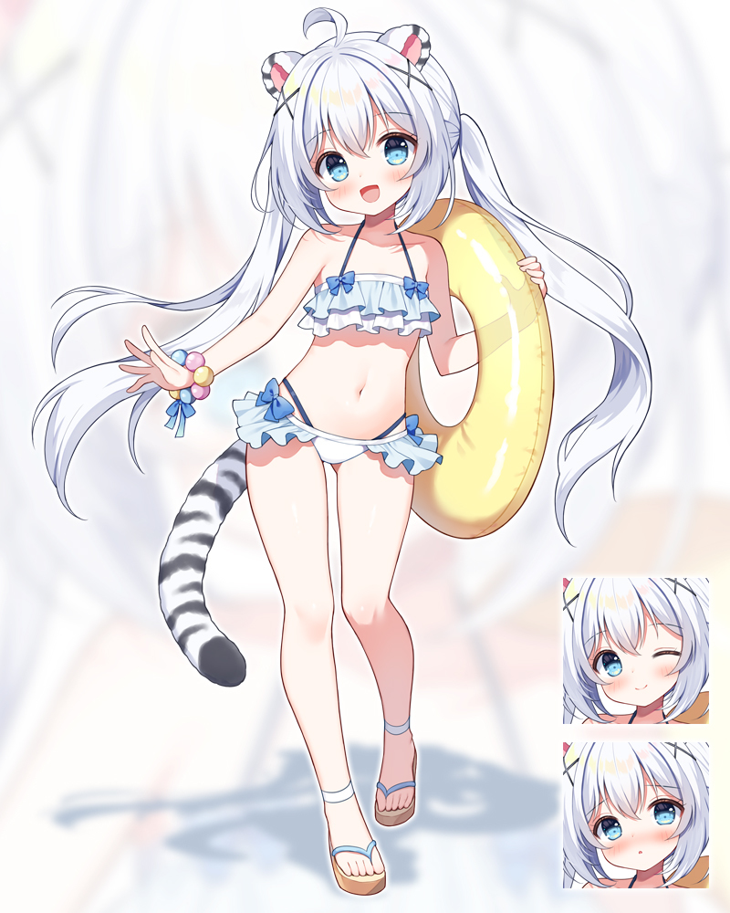 This is a pixiv picture whose title is 💙.