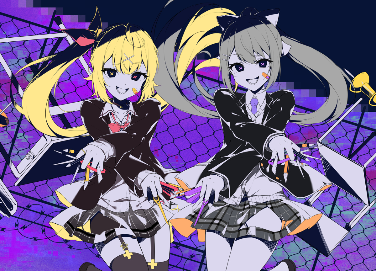 This is a pixiv picture whose title is ✖バグ✖.