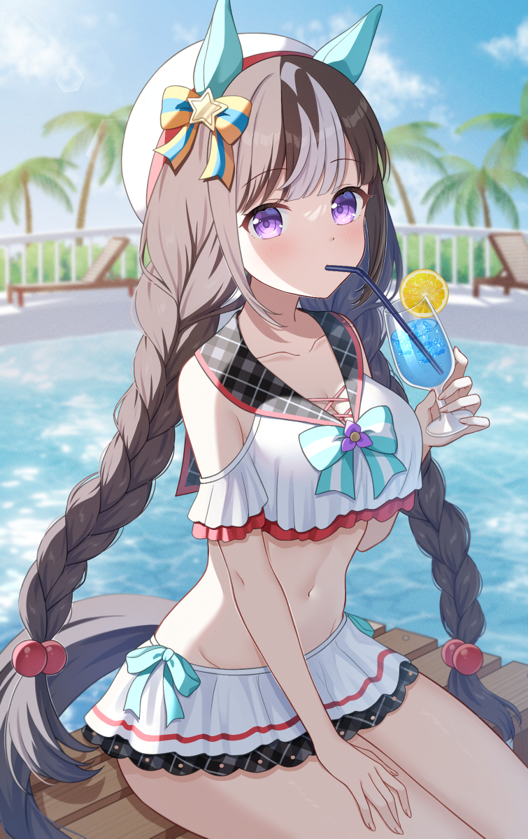 This is a pixiv picture whose title is 水着ホッコータルマエ.