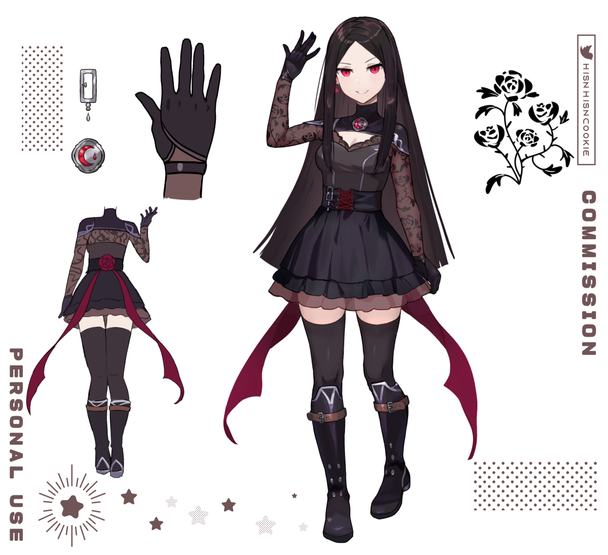 This is a pixiv picture whose title is oc commission.