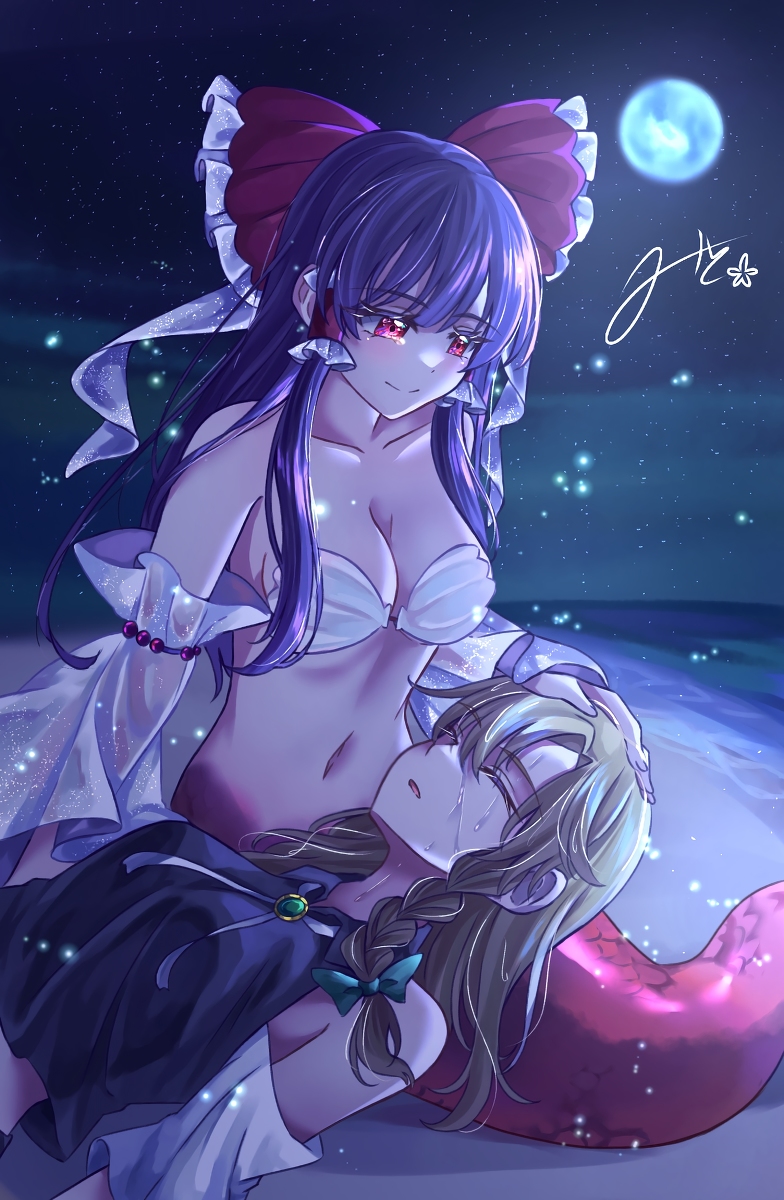 This is a pixiv picture whose title is 貴女が目を覚ますまでは….