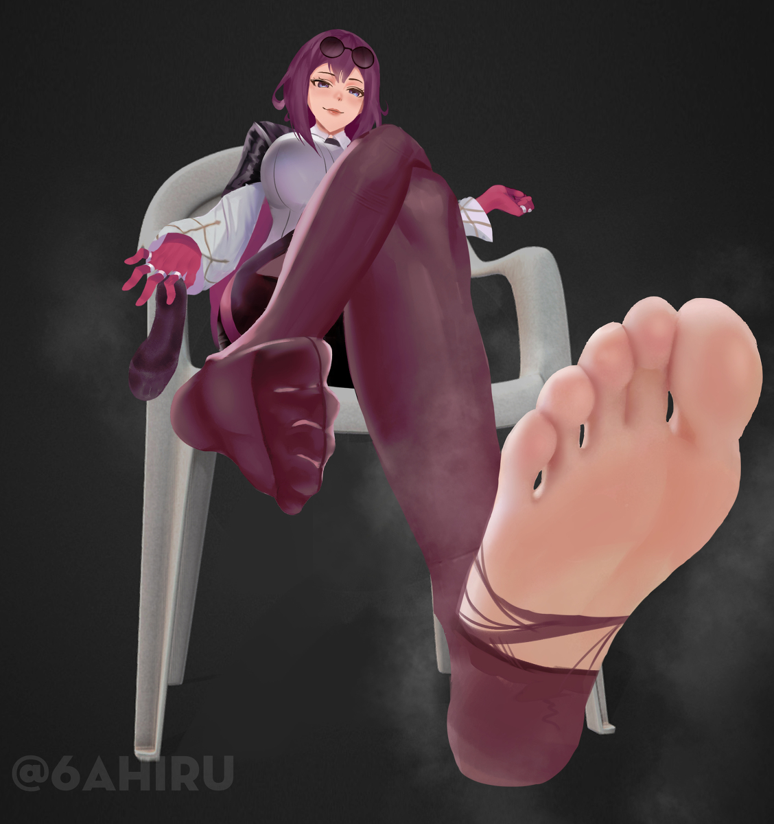 This is a pixiv picture whose title is Kafka - Honkai Star Rail.