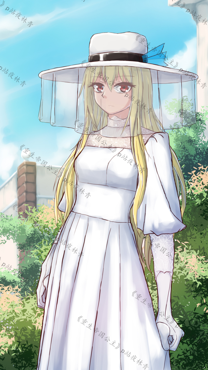 This is a pixiv picture whose title is 约稿26及自拍19， 重生帝国公主：拘束的成人礼.