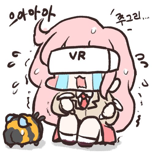 This is a pixiv picture whose title is 허니츄러스.