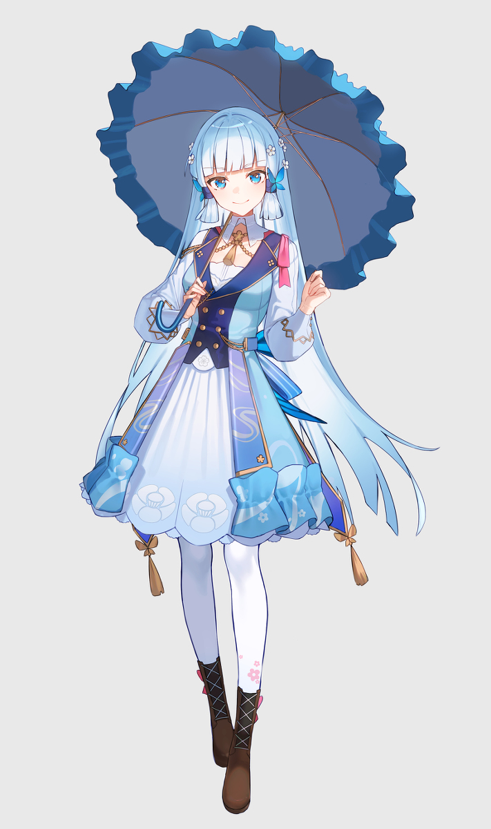 This is a pixiv picture whose title is 綾華.