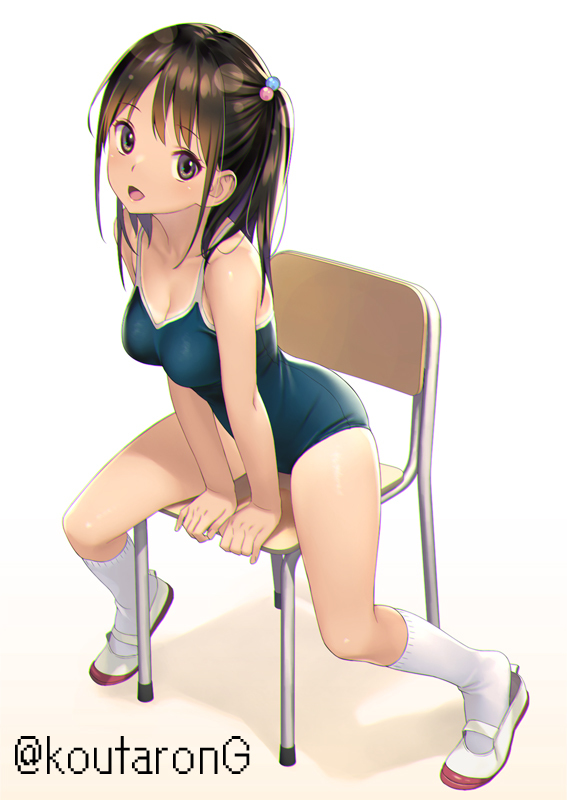 This is a pixiv picture whose title is すく水日焼け.