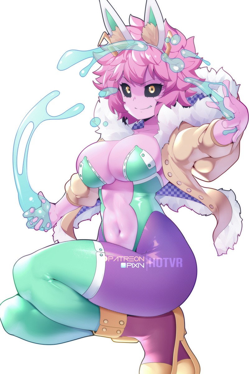 This is a pixiv picture whose title is Mina bunniefied.