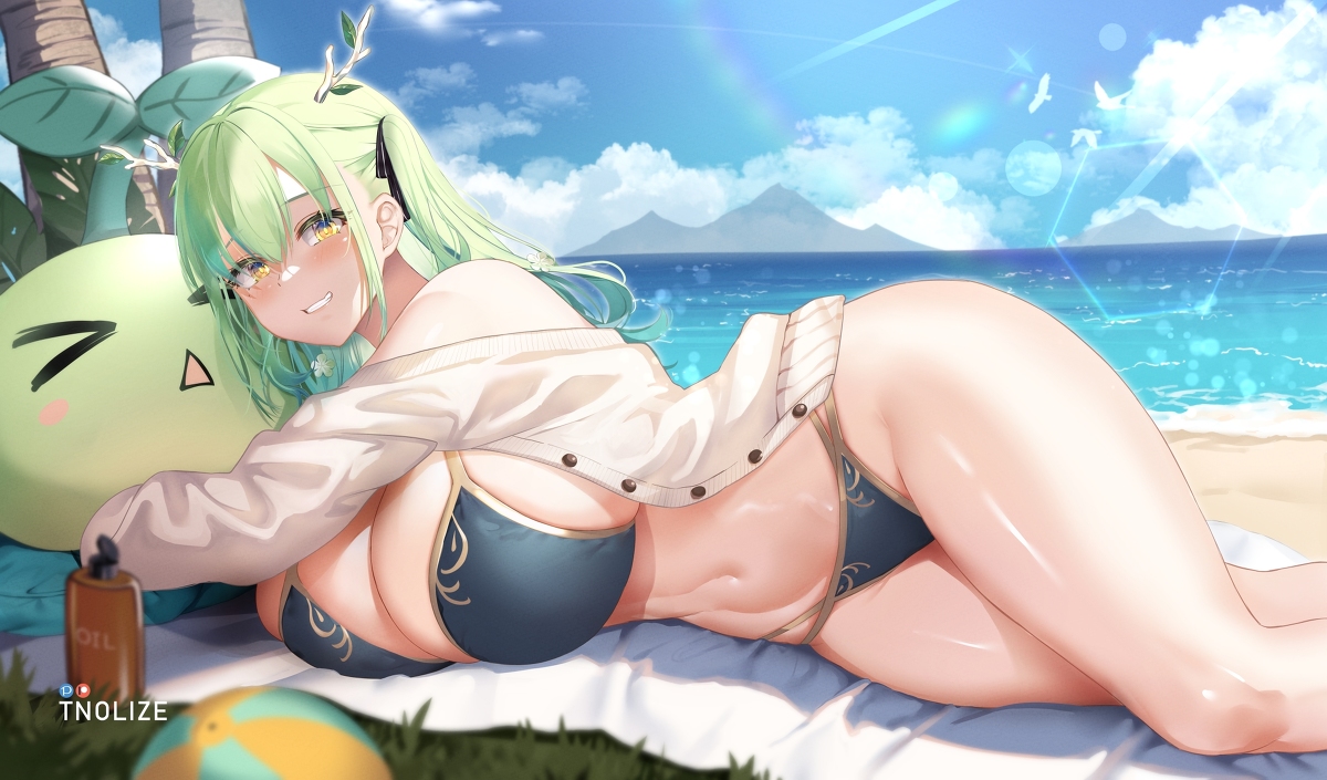 This is a pixiv picture whose title is Summertime Kirin 2\\\サマータイムファウナ2.