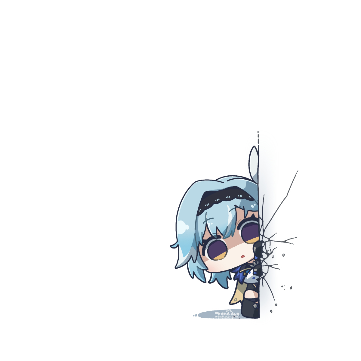 This is a pixiv picture whose title is 復刻決定する前とした後.