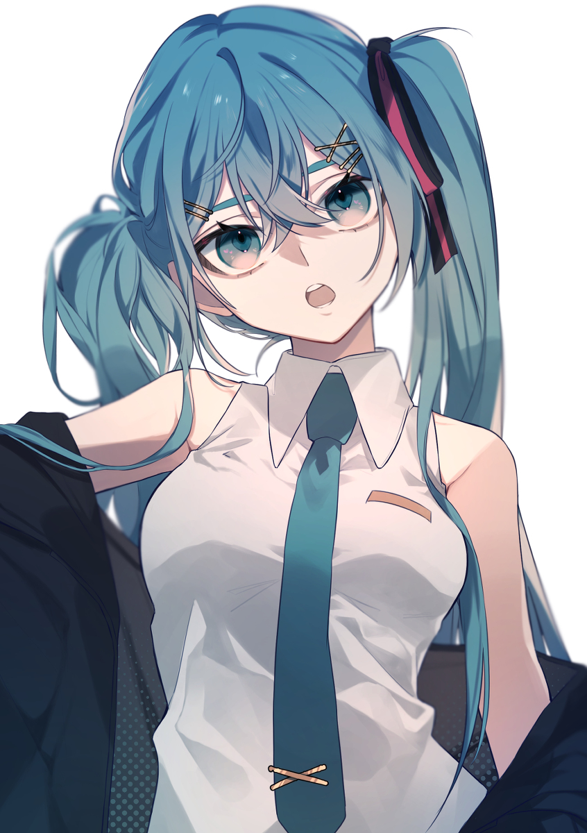 This is a pixiv picture whose title is 私が好きな初音ミク.