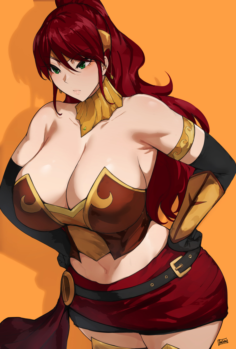 This is a pixiv picture whose title is Pyrrha Nikos.