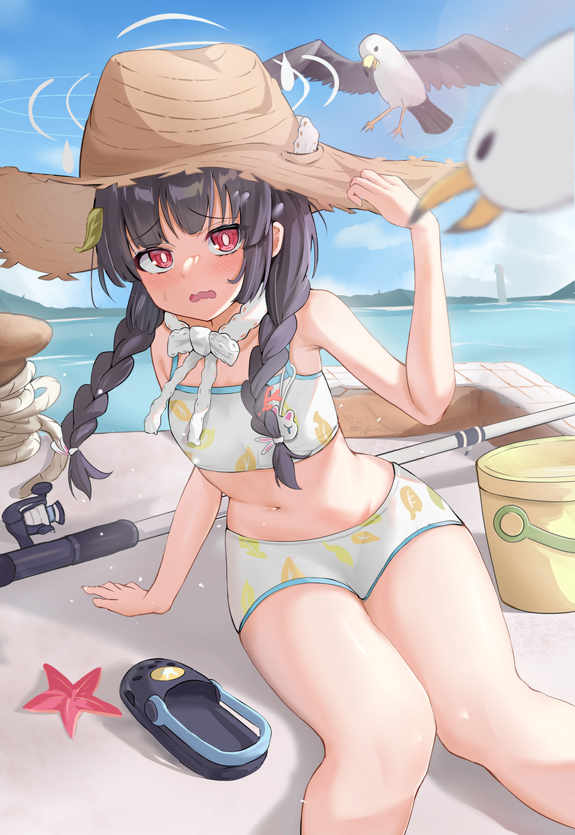 This is a pixiv picture whose title is 水着ミユ.