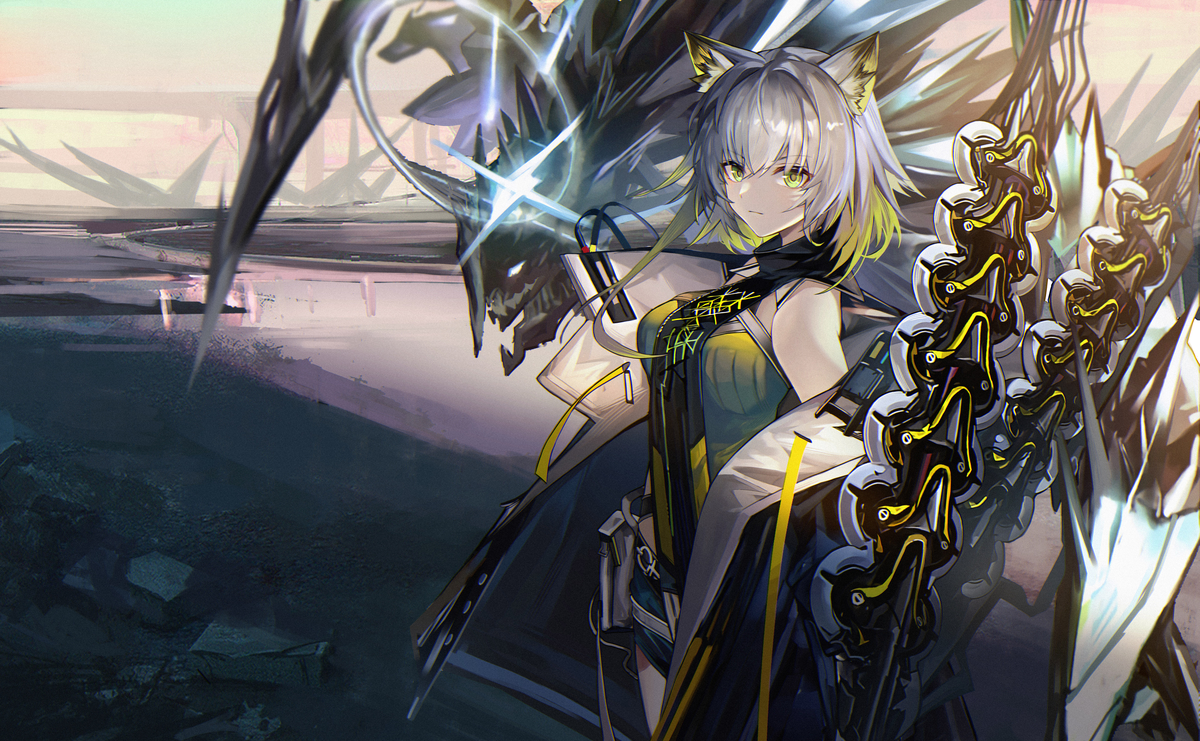 This is a pixiv picture whose title is Kal'tsit.