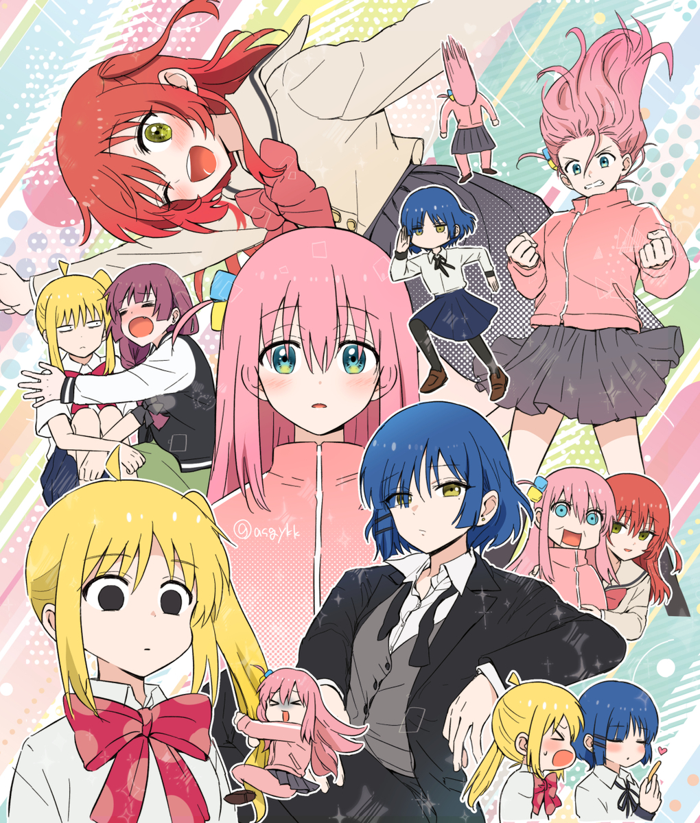 This is a pixiv picture whose title is ぼっち・ざ・ろっく!.